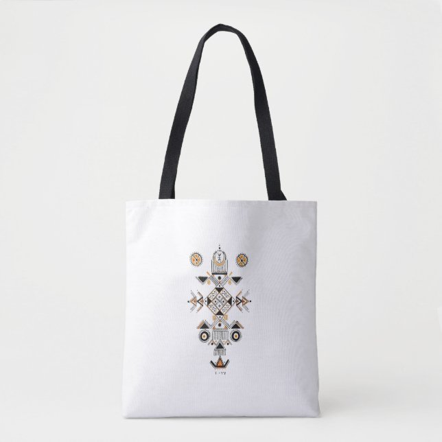 Tribal Symbolic Art Tasche (Vorderseite)