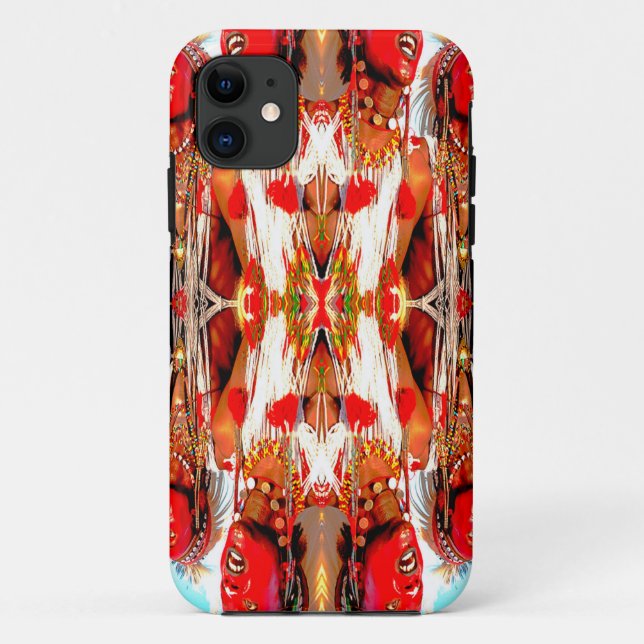 Tribal-Tanz Case-Mate iPhone Hülle (Rückseite)
