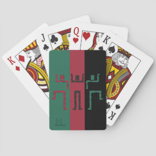 Tribal-Tanz Spielkarten