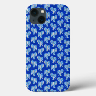 Tribal Tattoo Manatees Ocean Blue iPhone Hülle