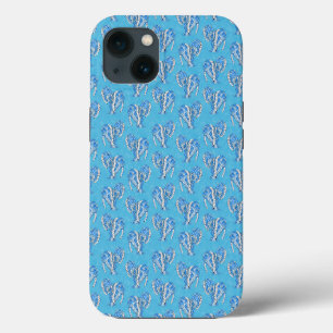 Tribal Tattoo Manatees Ocean Blue iPhone Hülle