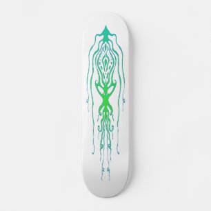 Tribal Tattoo Octopus Tintenfisch Skateboard