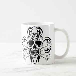 Tribal Tattoo Skull Kaffeetasse