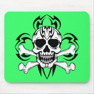 Tribal Tattoo Skull Mousepad