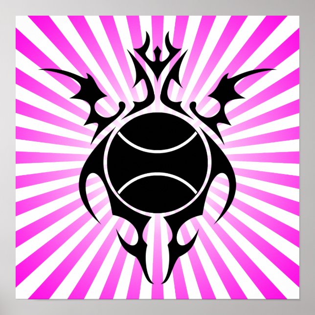 tribal tennis poster (Vorne)