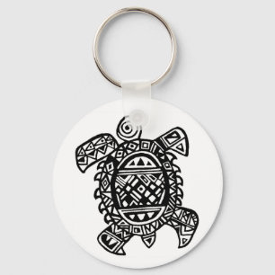 Tribal Tortuga Schlüsselanhänger