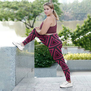 Tribal Triangle Capri-Leggings Capri Leggings