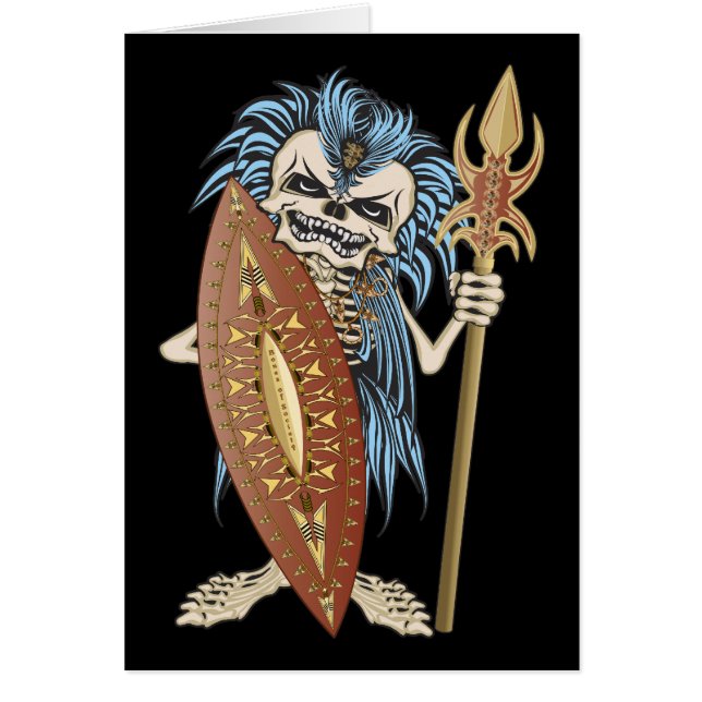 Tribal Warrior Skull (Vorne)