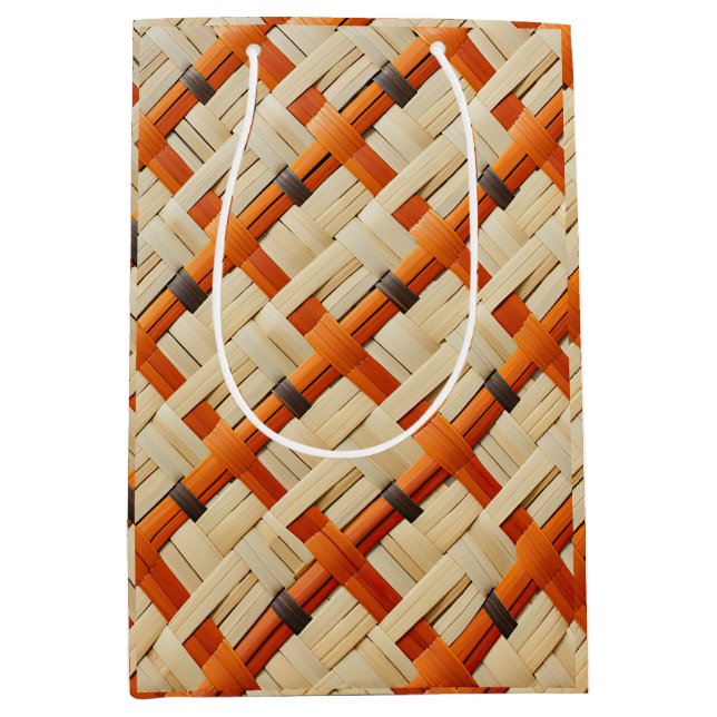 Tribal Weave Artistry Moja Mittlere Geschenktüte (Vorderseite)