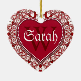 Tribal White Name Türzeichen Ornament