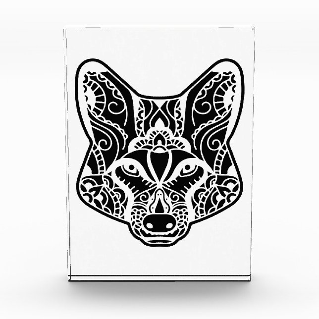 Tribal WOLF Fotoblock (Vorderseite)