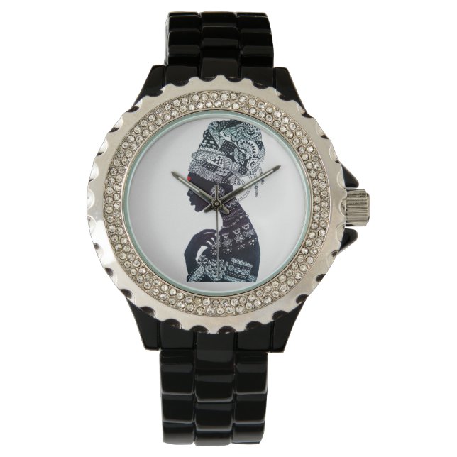 Tribal Women Design Armbanduhr (Vorderseite)