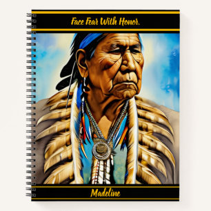 Tribal Writing Pad: Künstlerische Muster Notizbuch