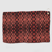 Tribal ZigZag Dreiecke auf Gradienten Dunkler Lach