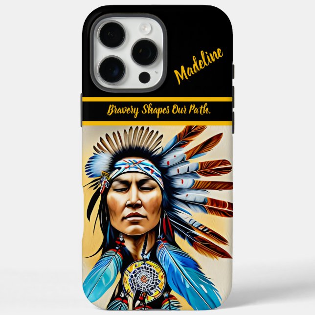 Tribale Symbole: Kulturkunst iPhone 16 Pro Max Hülle (Rückseite)