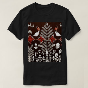 Tribaler Warli-Lebensbaum - Indische Volkskunst Et T-Shirt