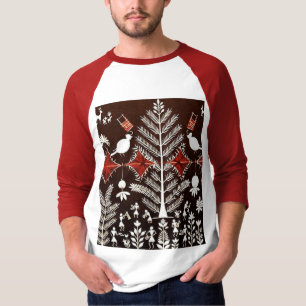 Tribaler Warli-Lebensbaum - Indische Volkskunst Et T-Shirt