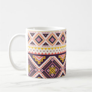 Tribales Aztec-Streifenmuster, geometrisches Muste Kaffeetasse