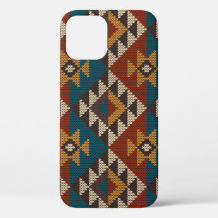 Tribales Azteken-Wollstricktextur. Case-Mate iPhone Hülle