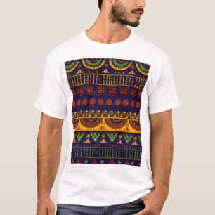 Tribales Ethno: Nahtloses Musterdesign. T-Shirt