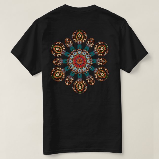 Tribalix Mandala Shirt (Design Rückseite)
