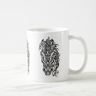 Tribalized Pferd Kaffeetasse