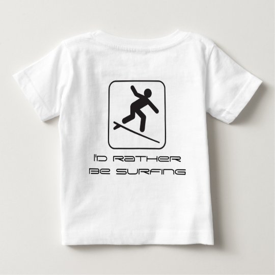 Tribalsurfer Baby "eher surft" T - Shirt