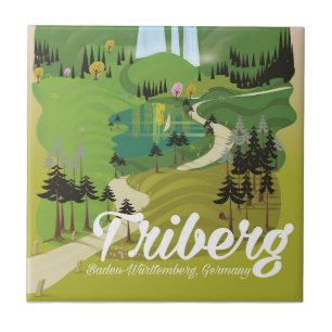Triberg, Baden-Württemberg, Deutschland Fliese