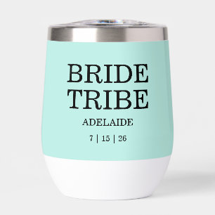 Tribu de la mariée, cortège de mariage turquoise