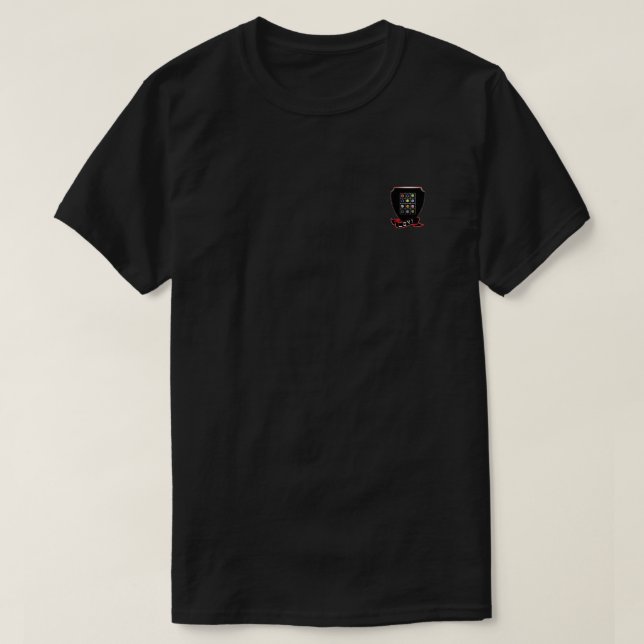 Tribu du T-shirt noir des hommes de crête de Lévi (Design devant)