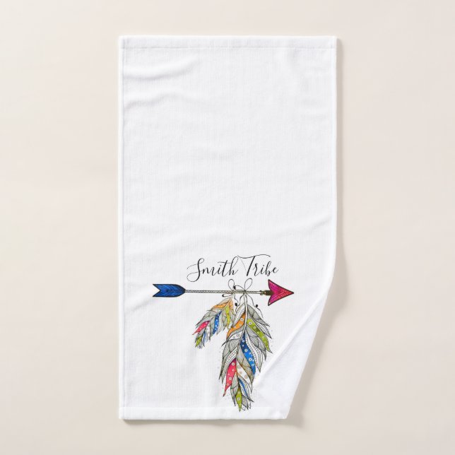 Tribu familiale personnalisée (Serviette à main)
