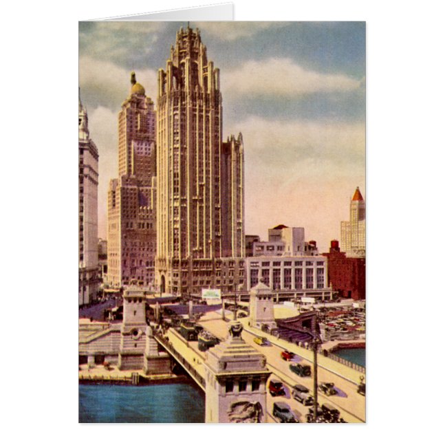 Tribüne-Turm Chicagos, Illinois (Vorne)