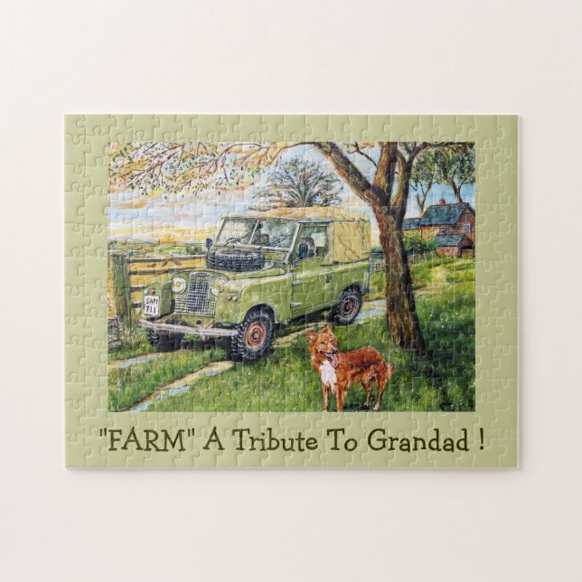 " Tribut 10x14 zum Grandad-Puzzlen (Horizontal)