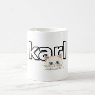 Tribut an Karl Lagerfeld Kaffeetasse