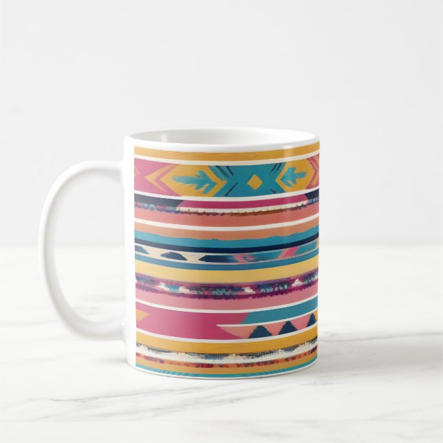 Tribut an Native American Abstract S13 Kaffeetasse (Links)