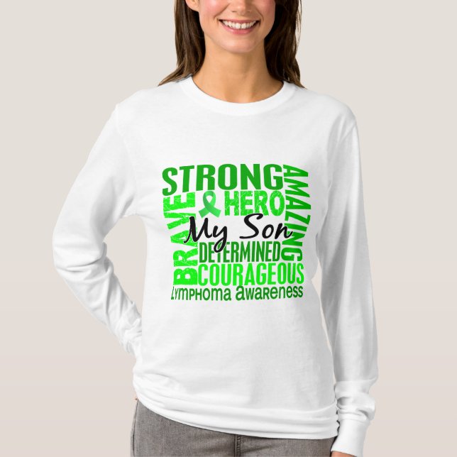 Tribut-quadratisches Sohn-Lymphom T-Shirt (Vorderseite)