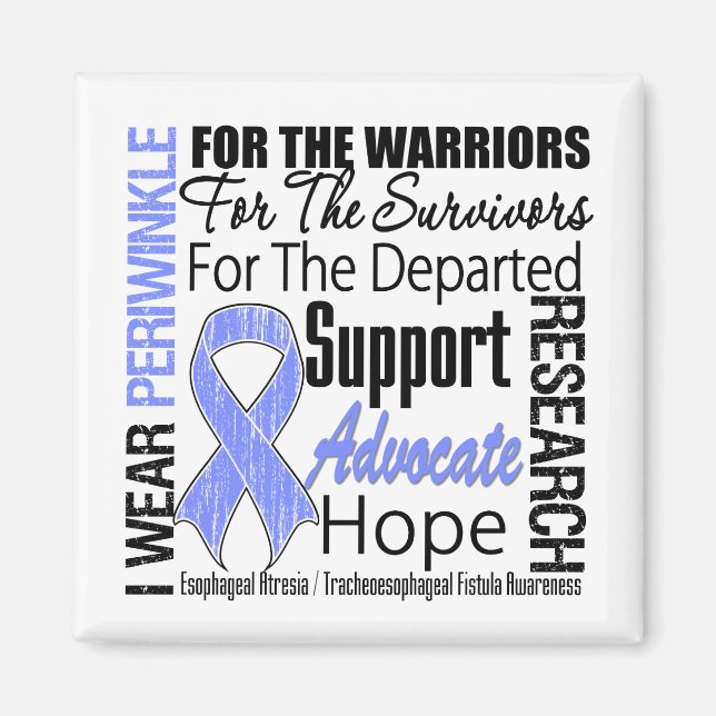Tribute Esophageal Atresia I Wear Periwinkle Magnet (Vorne)