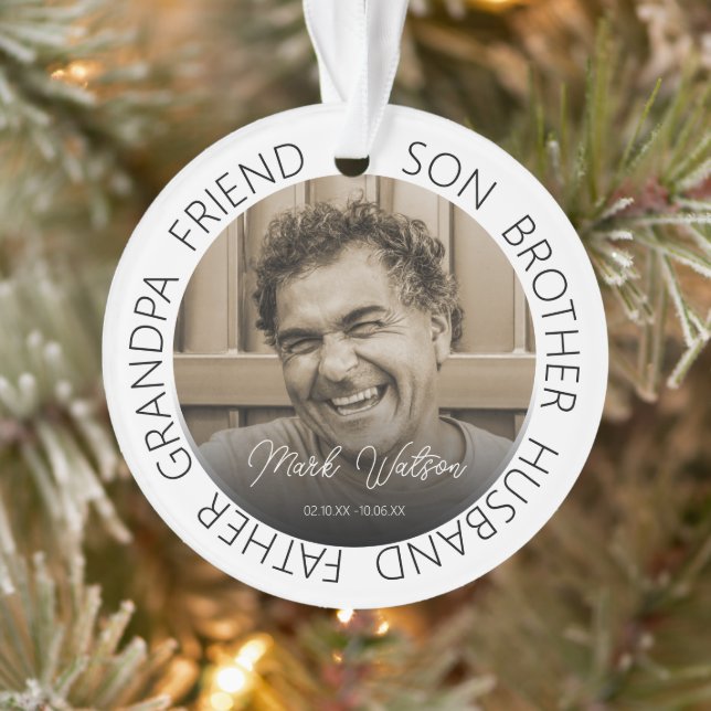 Tribute Foto Denkmal Weihnachtsbaum Ornament (Baum)