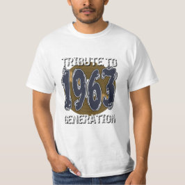 Tribute to 1963 Geburtstagsgeneration T-Shirt