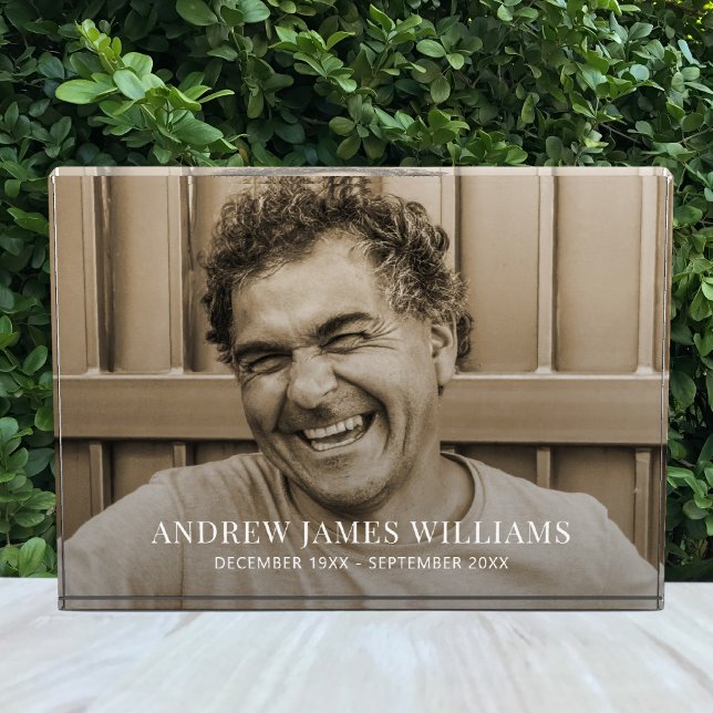 Tribute zum benutzerdefinierten Foto (Memorial Photo Block)