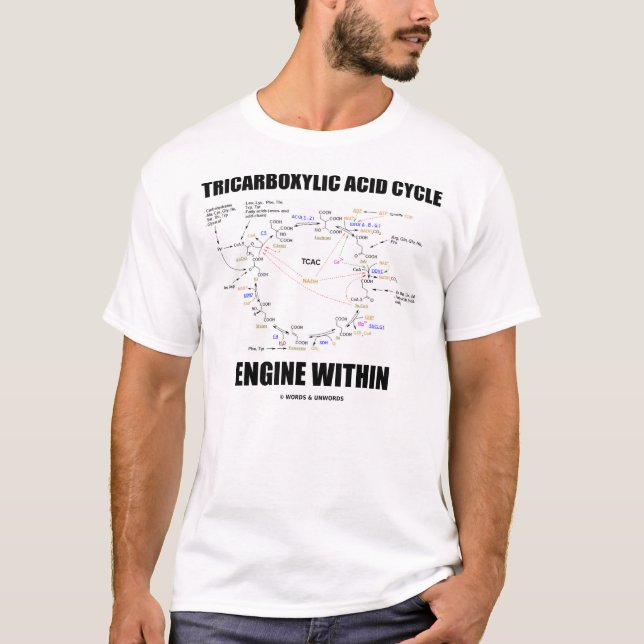 Tricarbonsäure-Zyklus-Motor innerhalb (Krebs) T-Shirt (Vorderseite)