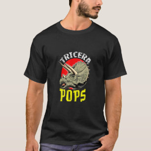 Tricera Lutscher Dinosaur-Vater Dino T-Shirt