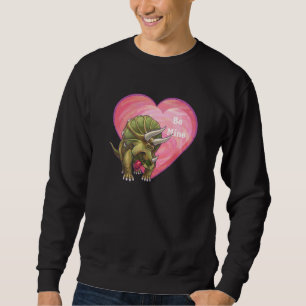 Triceratops am Valentinstag der Liebe Sweatshirt