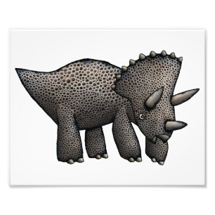 Triceratops Artwork Fotodruck