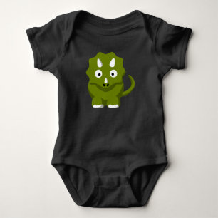 Triceratops Dino Baby Bodysuit Strampler