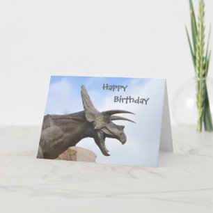 Triceratops Dinosaur Karte