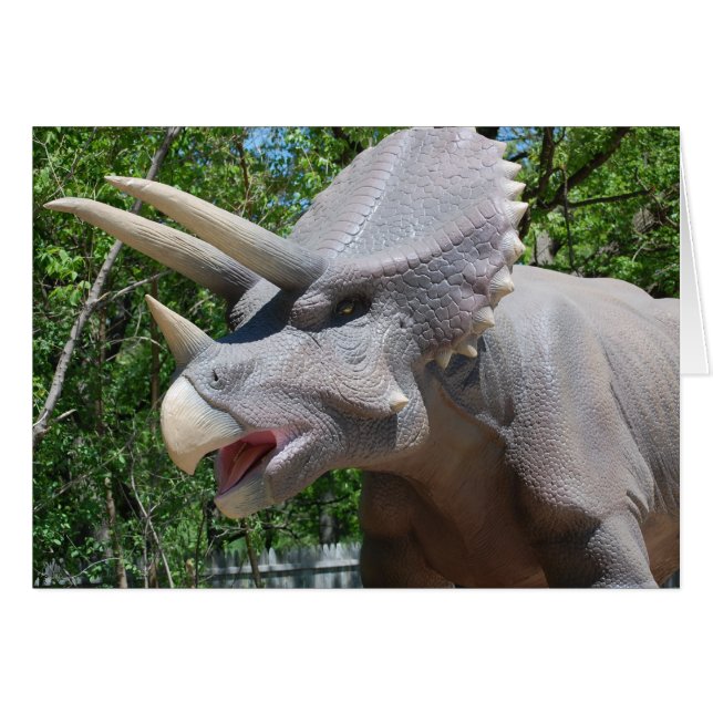 Triceratops Dinosaurier (Vorderseite (Horizontal))
