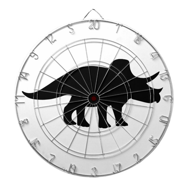 Triceratops-Dinosaurier. Dartscheibe (vorne)