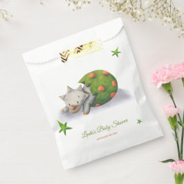 Triceratops Dinosaurier mit neutraler Babydusche Geschenktütchen