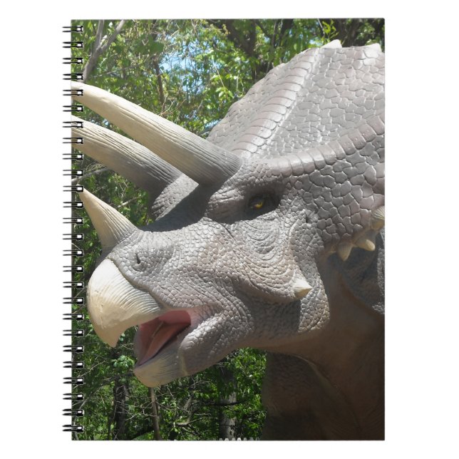 Triceratops dinosaurier notizblock (Vorderseite)